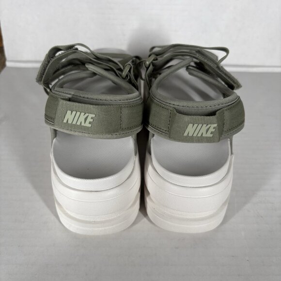 Nike Women Size 11 Light Army Green Icon Classic Platform Sandals DH0224 NWOB - Picture 9 of 11